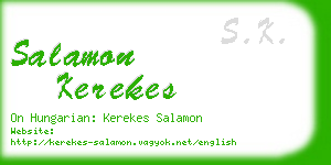 salamon kerekes business card
